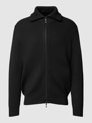 Strickjacke mit Umlegekragen von Antony Morato Schwarz - 26