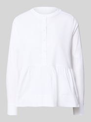 Regular Fit Bluse mit Knopfleiste von Milano Italy - 24