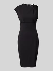Knielanges Kleid mit Applikation Modell 'SCUBA' von Calvin Klein Womenswear Schwarz - 43