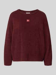 Oversized Pullover mit Alpaka-Anteil Modell 'East' von American Vintage Bordeaux - 10