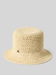 Hoed in gevlochten look van Loevenich Beige - 45