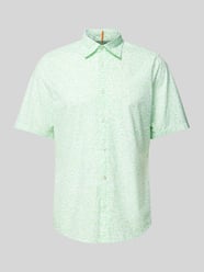Regular Fit Freizeithemd mit Allover-Muster Modell 'Rash' von BOSS Orange Grün - 5