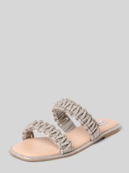 Klapki z obszyciem kamieniami stras model 'Nyssa' od Steve Madden - 15
