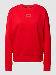 Sweatshirt van katoen, model 'Nakira' van HUGO Rood - 45