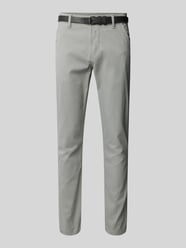 Classic Stretch Fit Chino mit Gürtel von Lindbergh - 29