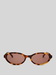 Owalne okulary przeciwsłoneczne model 'IVY' od MessyWeekend - 5