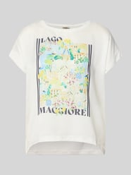 T-shirt met motiefprint en ronde hals van Milano Italy - 25