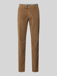 Regular fit corduroy broek met steekzakken, model 'JIM' van Eurex By Brax - 2