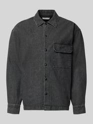 Relaxed Fit Hemdjacke mit Brusttasche Modell 'David' von Wood Wood - 3