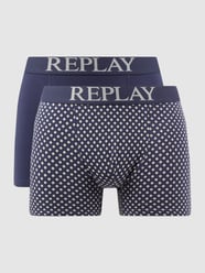 Trunks mit Stretch-Anteil im 2er-Pack  von Replay Underwear Blau / Türkis - 40