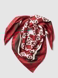 Schal mit Allover-Muster Modell 'ONESTO' von Weekend Max Mara Rot - 8
