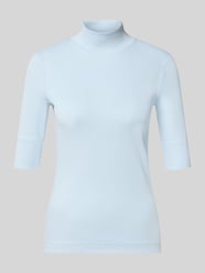 Slim Fit T-Shirt aus Baumwoll-Mix mit Stehkragen von Marc Cain - 9