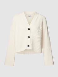 Gebreide jurk in riblook van Marc O'Polo Denim Geel - 12