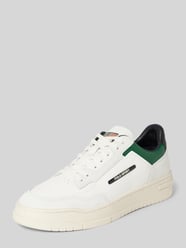 Leren sneakers met labeldetail van Polo Sport - 3