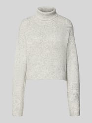 Relaxed fit coltrui met wol, model 'MELANIE' van Only - 6