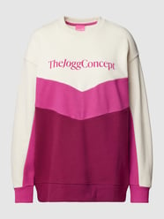 Sweatshirt mit Logo-Print Modell 'SAFINE CUT SWEATSHIRT'' von TheJoggConcept Pink - 11