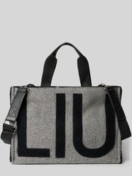 Torba typu tote z detalami z logo od Liu Jo White - 5