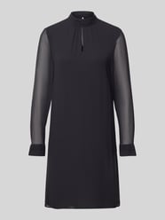 Regular fit chiffon jurk met opstaande kraag van s.Oliver BLACK LABEL - 30