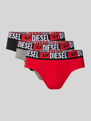 Slip mit elastischem Logo-Bund im 3er-Pack von Diesel Grau - 1