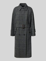 Regular fit lange wollen jas met riem, model 'SESTRI' van Weekend Max Mara - 46