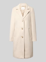 Regular fit lange jas met wol van s.Oliver RED LABEL Beige - 41