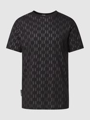 T-Shirt mit Rundhalsausschnitt von Karl Lagerfeld Grau / Schwarz - 31