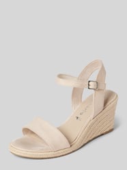 Wedges in Flecht-Optik von Tamaris Beige - 32