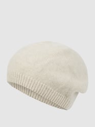 Beret z kaszmiru od S.Marlon Biały - 2