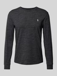 Regular Fit Longsleeve mit Label-Stitching von Polo Ralph Lauren Grau - 23