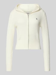 Kurtka z dzianiny z dodatkiem wełny i jedwabiu od Guess Jeans - 25