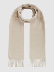 Schal mit Fransen von Fraas Beige - 25