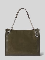 Shopper aus Rindsleder mit Label-Applikation von Lauren Ralph Lauren - 17