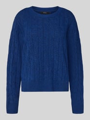 Sweter z dzianiny o kroju regular fit ze ściegiem warkoczowym model ‘ARIES’ od VERO MODA - 13