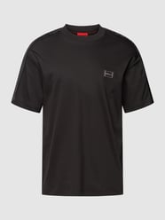 T-shirt z aplikacją z logo model ‘Dalix’ od HUGO Czarny - 33