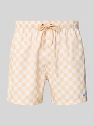 Zwembroek met elastische band model 'Piazza' van BOARDIES Beige - 33