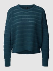 Gebreide pullover met structuurmotief, model 'ONLNEW LERKE' van Only Blauw / turquoise - 38