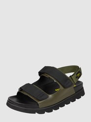 Sandalen in Leder-Optik Modell 'Cyrus' von Blauer USA Grün - 1