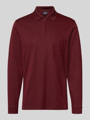 Poloshirt met borstzak van RAGMAN Bordeaux - 29