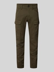 Tapered Fit Cargohose mit Gürtelschlaufen Modell 'Rovic' von G-Star Raw Grün - 3