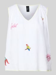 Blusentop mit Stitchings von Marc Cain - 30