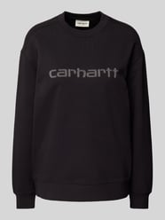 Oversized Sweatshirt mit Strasssteinbesatz Modell 'Rivet' von Carhartt Work In Progress Schwarz - 38