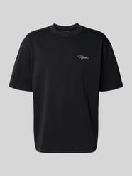 Oversized T-shirt met Labelstitching van PEGADOR - 26