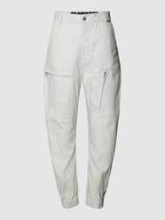 Cargohose mit Label-Details von G-Star Raw Grau / Schwarz - 8