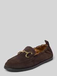 Loafers van echt suède van Marc O'Polo - 40