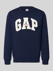 Bluza z wyhaftowanym logo i okrągłym dekoltem od GAP - 14