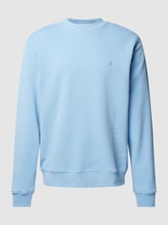 Sweatshirt mit Logo-Stitching Modell 'BAARO' von Armedangels Blau - 17
