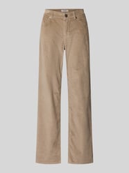 Wide Fit Cordhose mit Eingrifftaschen Modell 'Liv' von TONI Beige - 46