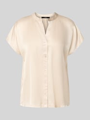 Slim fit blouseshirt met tuniekkraag, model 'Koralie' van someday. Beige - 12