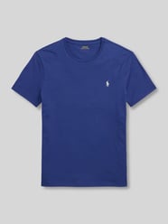 męski t-shirt o kroju regular fit z czystej bawełny od Polo Ralph Lauren - 21