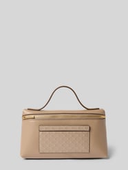 Make-uptasje met logomotief en draagband van CK Calvin Klein Beige - 14
